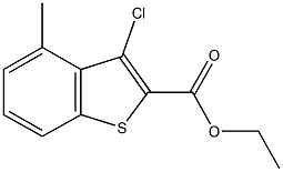 ethyl 3-chloro-4-methyl-1-benzothiophene-2-carboxylate Structure