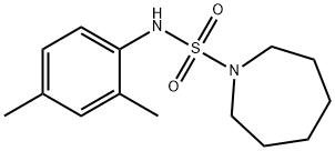N-(2,4-dimethylphenyl)-1-azepanesulfonamide Struktur