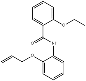 N-[2-(allyloxy)phenyl]-2-ethoxybenzamide Struktur