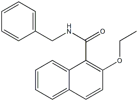 N-benzyl-2-ethoxy-1-naphthamide Structure