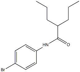 N-(4-bromophenyl)-2-propylpentanamide Structure