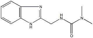N'-(1H-benzimidazol-2-ylmethyl)-N,N-dimethylurea Structure