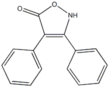 3,4-diphenyl-5(2H)-isoxazolone Structure