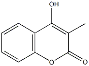 4-hydroxy-3-methyl-2H-chromen-2-one Structure