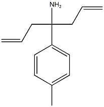1-allyl-1-(4-methylphenyl)-3-butenylamine Struktur
