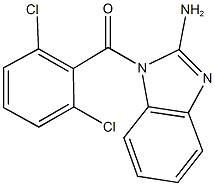 1-(2,6-dichlorobenzoyl)-1H-benzimidazol-2-ylamine Struktur