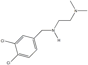 N-(3,4-dichlorobenzyl)-N-[2-(dimethylamino)ethyl]amine Struktur