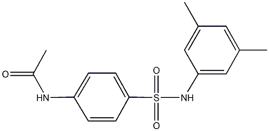 N-{4-[(3,5-dimethylanilino)sulfonyl]phenyl}acetamide Struktur