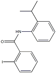 2-iodo-N-(2-isopropylphenyl)benzamide Struktur
