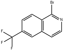 1-bromo-6-(trifluoromethyl)isoquinoline Structure