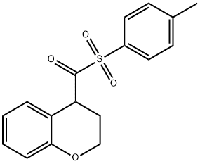 (3,4-dihydro-2H-1-benzopyran-4-yl)(4-methylbenzenesulfonyl)methanone|