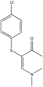 (3E)-3-[(4-chlorophenyl)sulfanyl]-4-(dimethylamino)but-3-en-2-one|