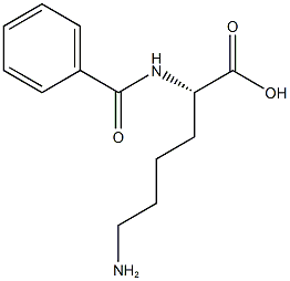 N-BENZOYL-L-LYSINE Struktur