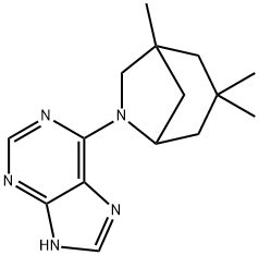 6-(3,3,5-trimethyl-7-azabicyclo[3.2.1]octan-7-yl)-7H-purine|化合物 T28192