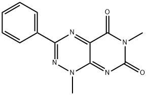1,6-dimethyl-3-phenylpyrimido[5,4-e][1,2,4]triazine-5,7-dione Structure
