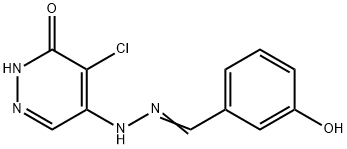 5-chloro-4-[(2Z)-2-[(3-hydroxyphenyl)methylidene]hydrazinyl]-1H-pyridazin-6-one|L82G17