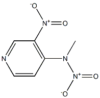 4-Pyridinamine,N-methyl-N,3-dinitro-(9CI) Structure