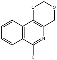 4H-1,3-Dioxino[5,4-c]isoquinoline,6-chloro-(9CI) Struktur