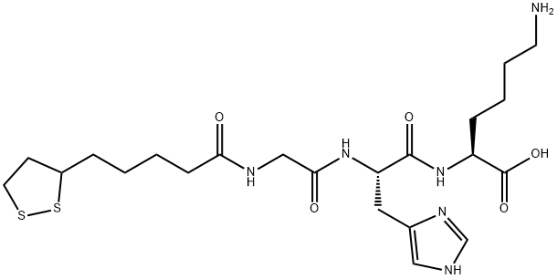 Thioctoyl tripeptide-1 Struktur