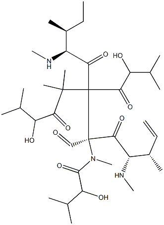 恩镰孢菌素 F, 144446-20-8, 结构式