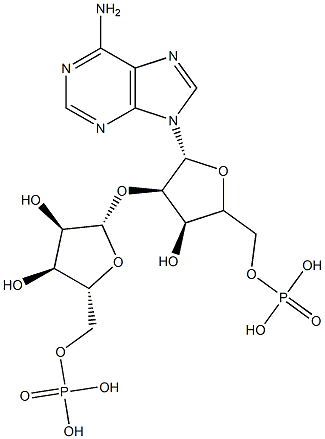 2'-(5''-phosphoribosyl)-5'-adenosine monophosphate Struktur