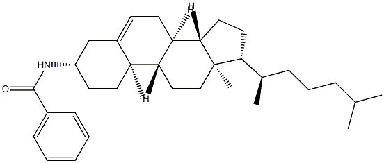 N-(Cholest-5-en-3β-yl)benzamide Struktur