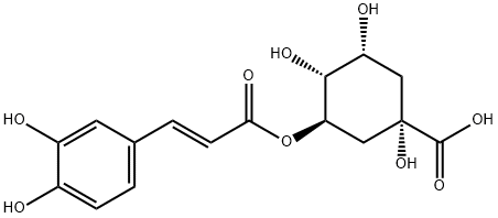 (-)-5-Caffeoyl quinic acid Struktur