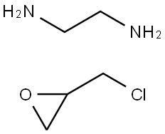 Ethylenediamine, epichlorhydrin polymer Struktur