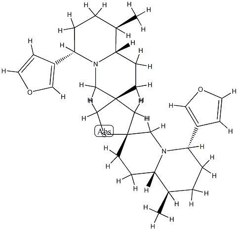 (13S)-ネオチオビヌファリジン 化学構造式