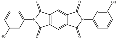 2,6-双(3-羟基苯基)吡咯并[3,4-F]异吲哚-1,3,5,7(2H,6H)-四酮 结构式