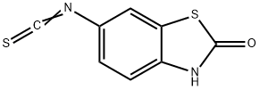 2(3H)-Benzothiazolone,6-isothiocyanato-(9CI) Struktur