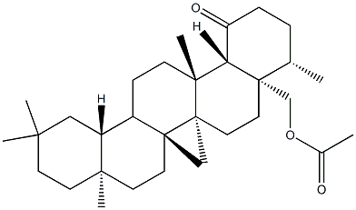24-Acetyloxy-D:A-friedooleanan-1-one Struktur