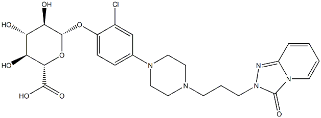 4’-Hydroxy Trazodone β-D-Glucuronide|4-羟基曲唑酮葡糖苷酸