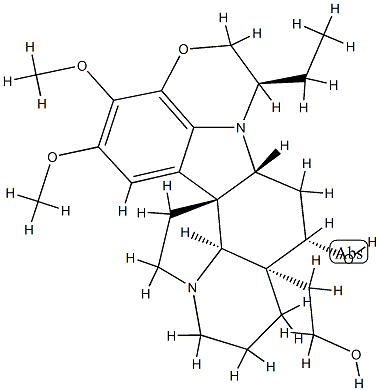 22α-Ethyl-15,16-dimethoxy-4,25-secoobscurinervan-4β-ol Struktur