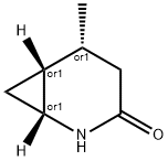 2-Azabicyclo[4.1.0]heptan-3-one,5-methyl-,(1R,5R,6R)-rel-(9CI) Struktur