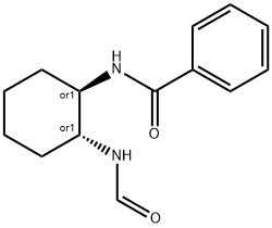 Benzamide, N-[(1R,2R)-2-(formylamino)cyclohexyl]-, rel- (9CI) Struktur