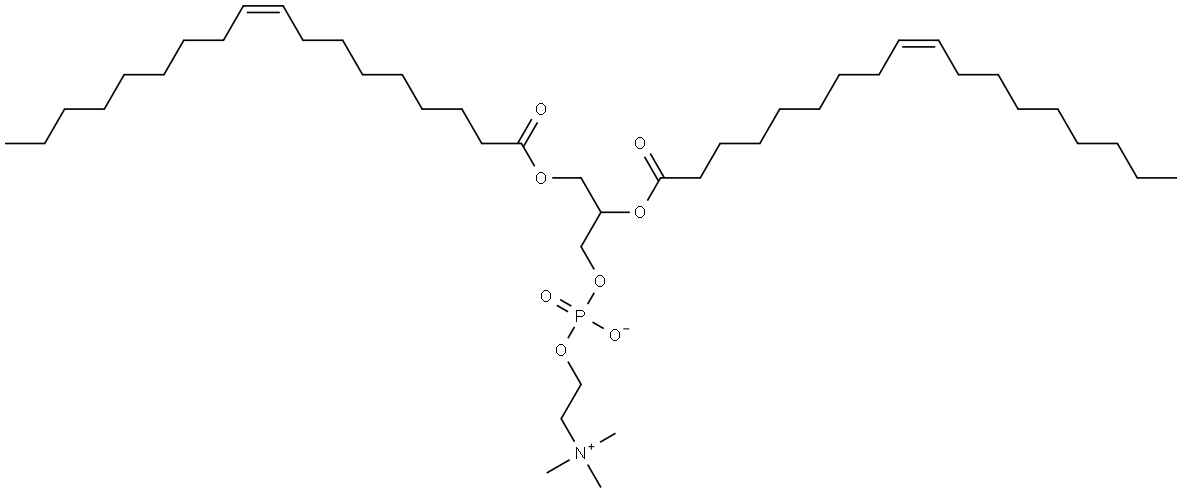 (Z,Z)-(±)-(7-oleoyl-4-oxido-10-oxo-3,5,9-trioxa-4-phosphaheptacos-18-enyl)trimethylammonium 4-oxide Struktur