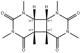 1,3-dimethylthymine cyclobutane dimer Struktur