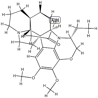 22α-Ethyl-15,16-dimethoxyobscurinervan-21-one Struktur
