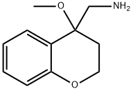 2H-1-Benzopyran-4-methanamine,3,4-dihydro-4-methoxy-(9CI) Struktur