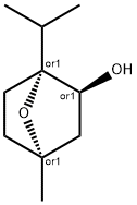 7-Oxabicyclo[2.2.1]heptan-2-ol,4-methyl-1-(1-methylethyl)-,(1R,2S,4R)-rel-(9CI) Struktur