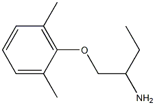 2-Butanamine,1-(2,6-dimethylphenoxy)-(9CI) Structure