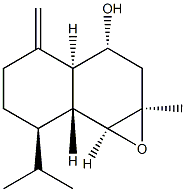(1aR,3aβ,7aα,7bβ)-Decahydro-1aβ-methyl-4-methylene-7α-isopropylnaphth[1,2-b]oxiren-3β-ol Structure