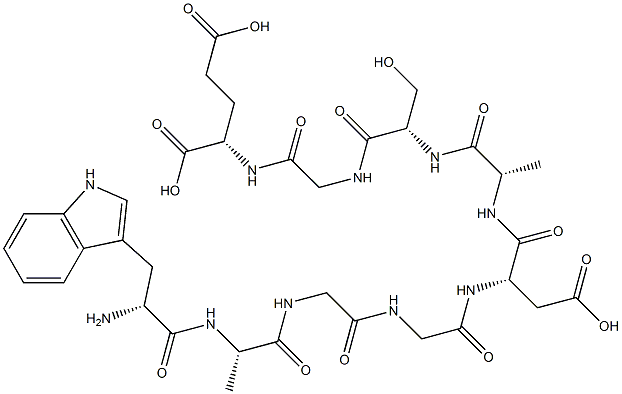 delta sleep-inducing peptide, Trp(1)- Structure