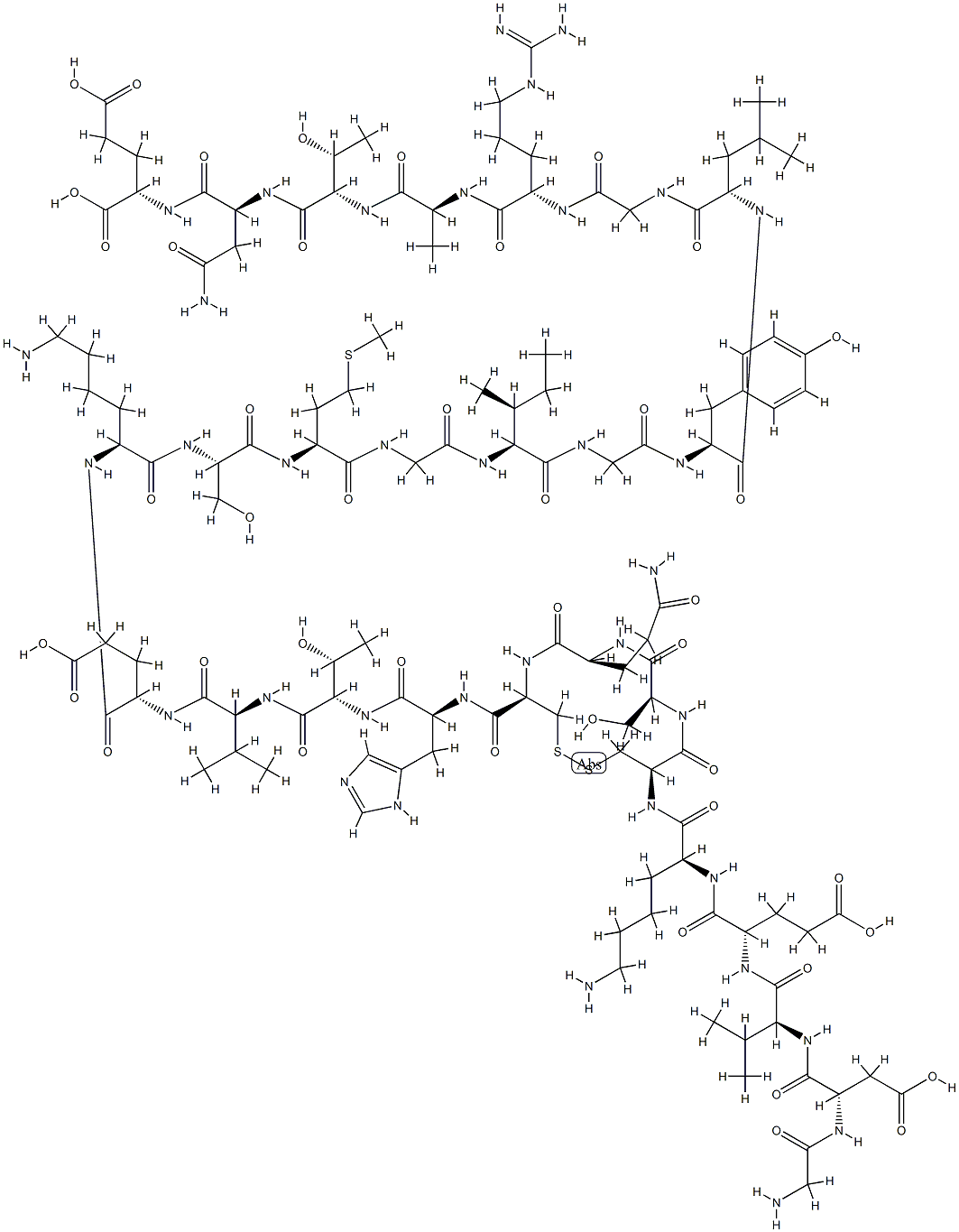 Phytotoxin PKZh 1 (Verticillium dahliae peptide moiety) 27 Struktur