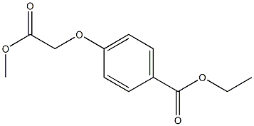 ethyl 4-(2-methoxy-2-oxoethoxy)benzoate Struktur
