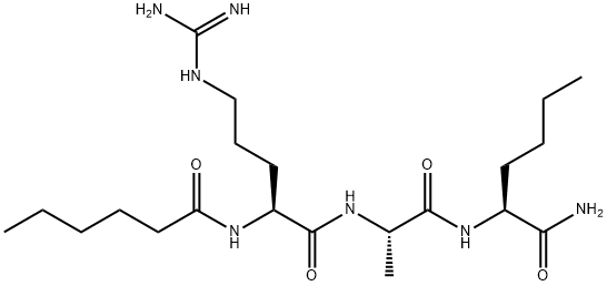 Hexanoyl dipeptide-3 norleucine Struktur