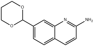 2-Quinolinamine,7-(1,3-dioxan-2-yl)-(9CI) Struktur