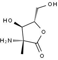 L-Arabinonicacid,2-amino-2-deoxy-2-C-methyl-,gamma-lactone(9CI) Struktur