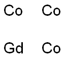cobalt, compound with gadolinium (3:1) Structure